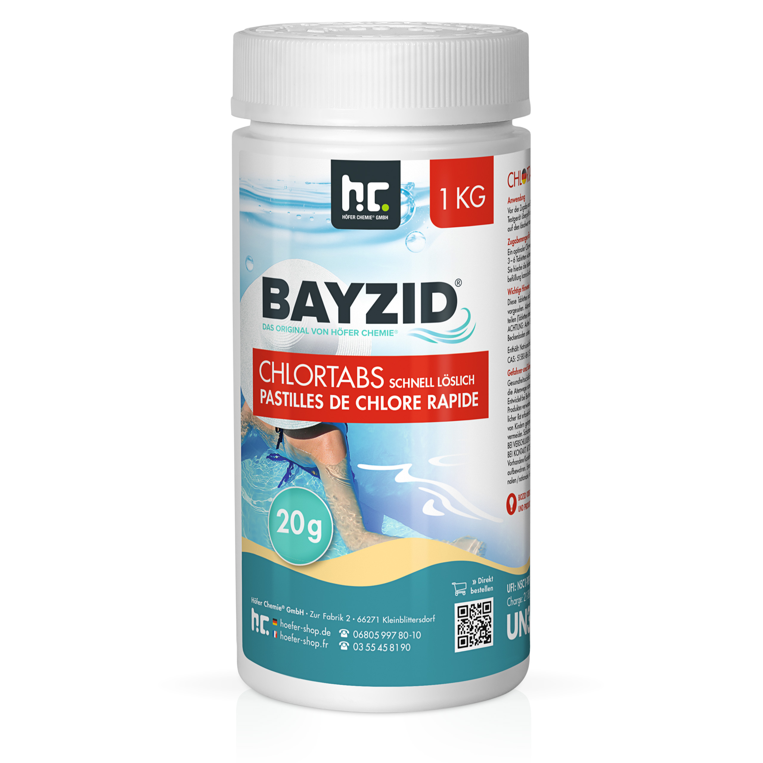 1 kg BAYZID® Chlortabs 20g schnell löslich