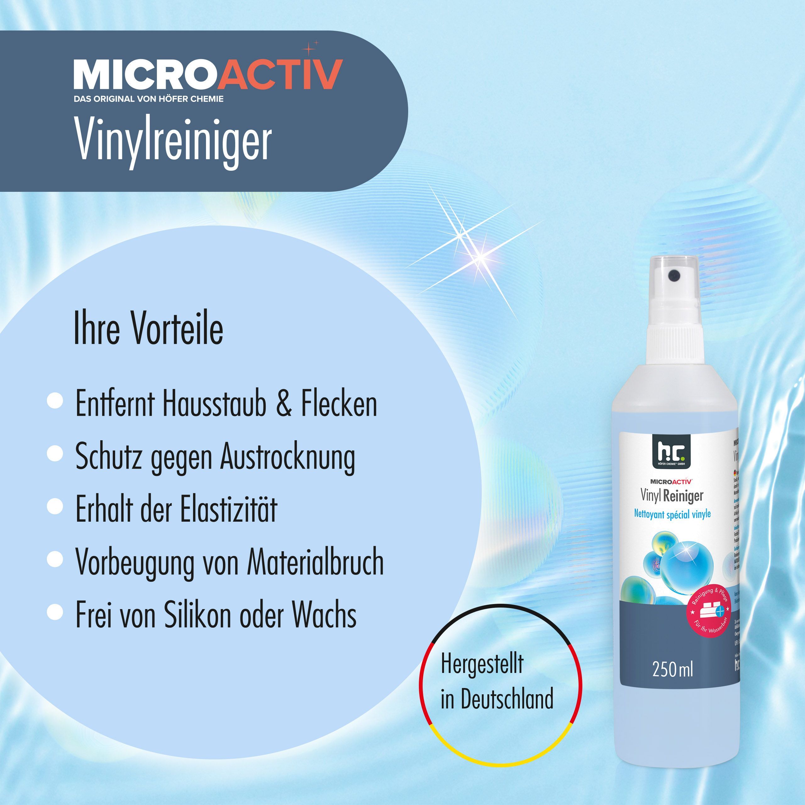 Microactiv® Set 4 x Konditionierer + 4 x Vinylreiniger