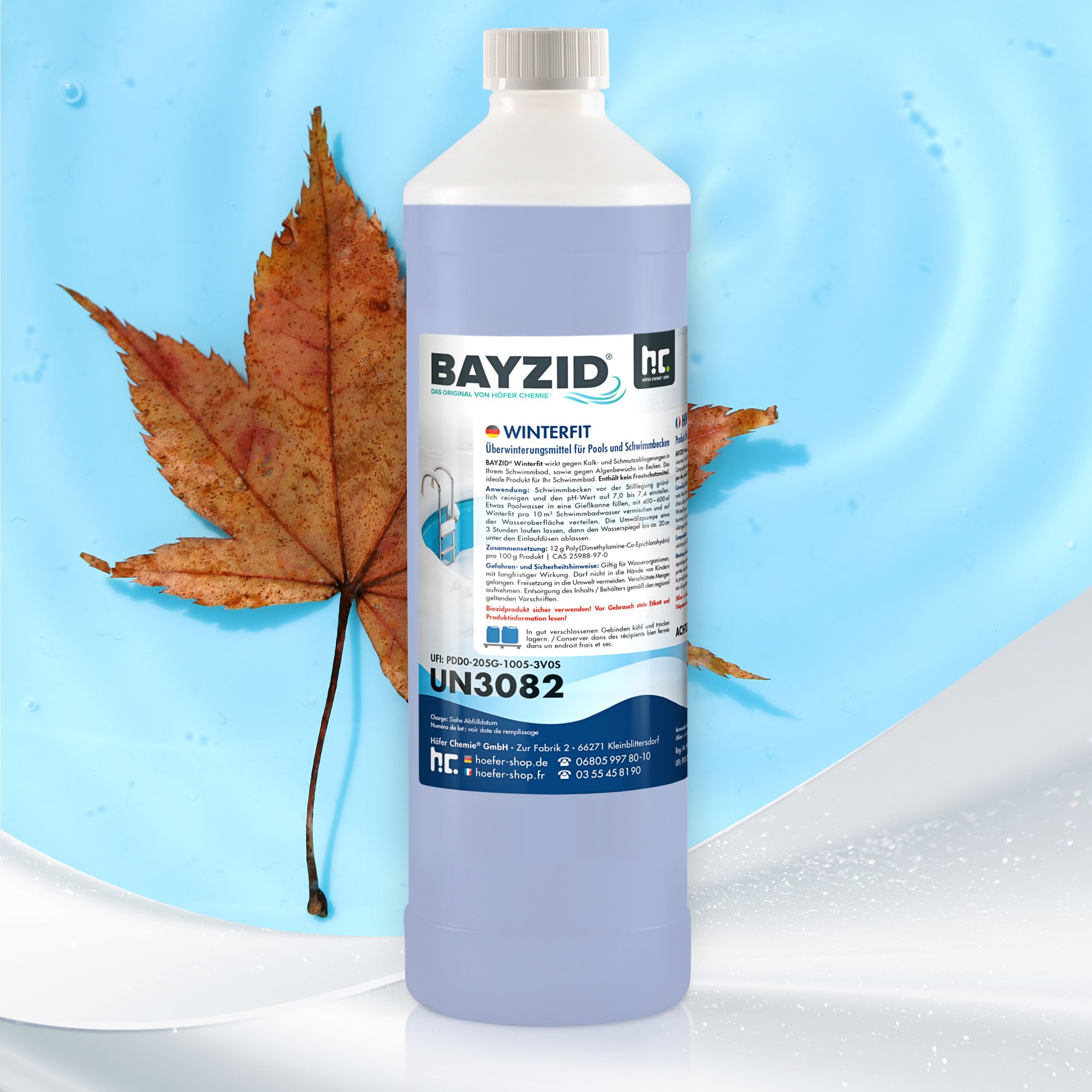 1 L BAYZID® Winterfit Überwinterungsmittel für Pools