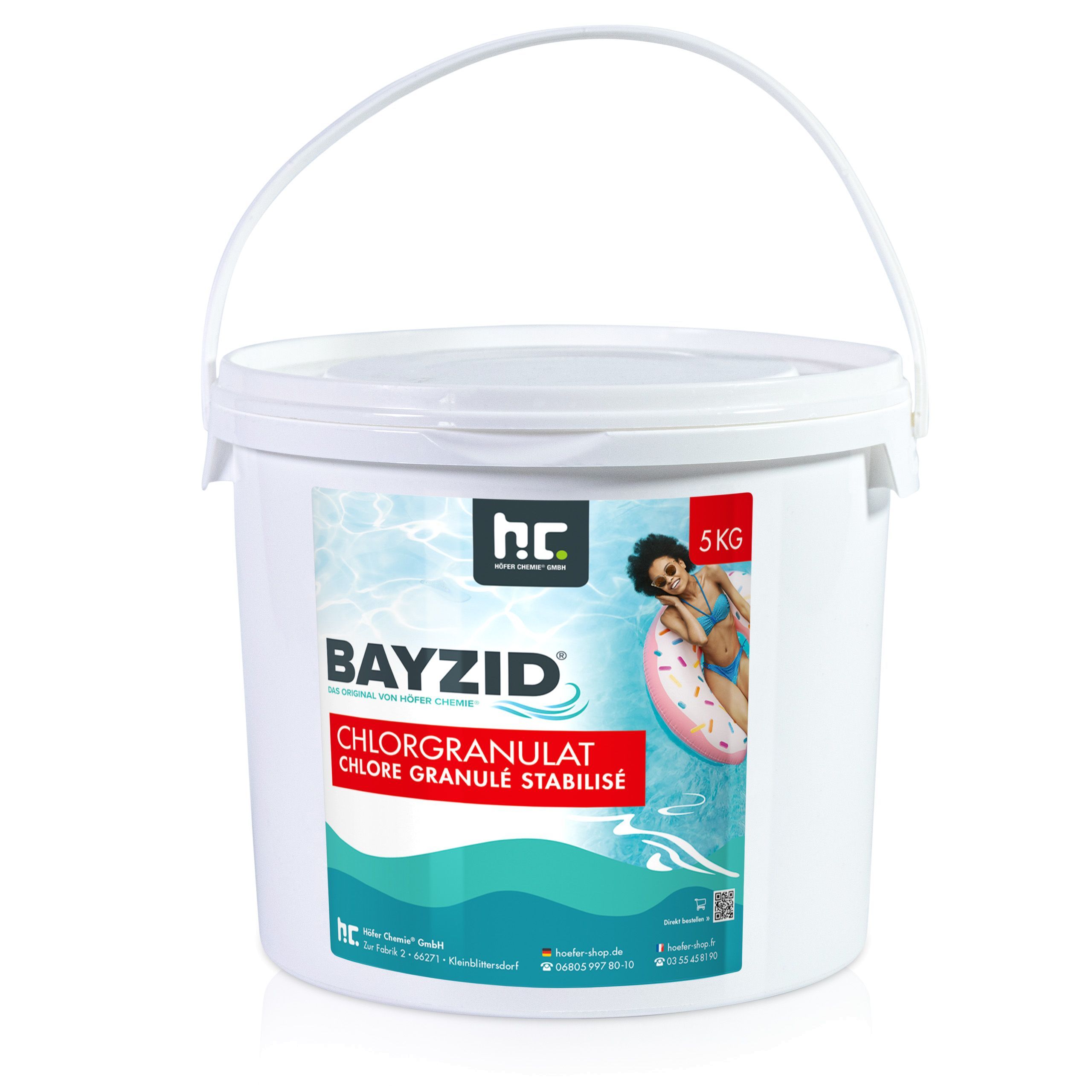 5 kg BAYZID® Chlorgranulat für Pools