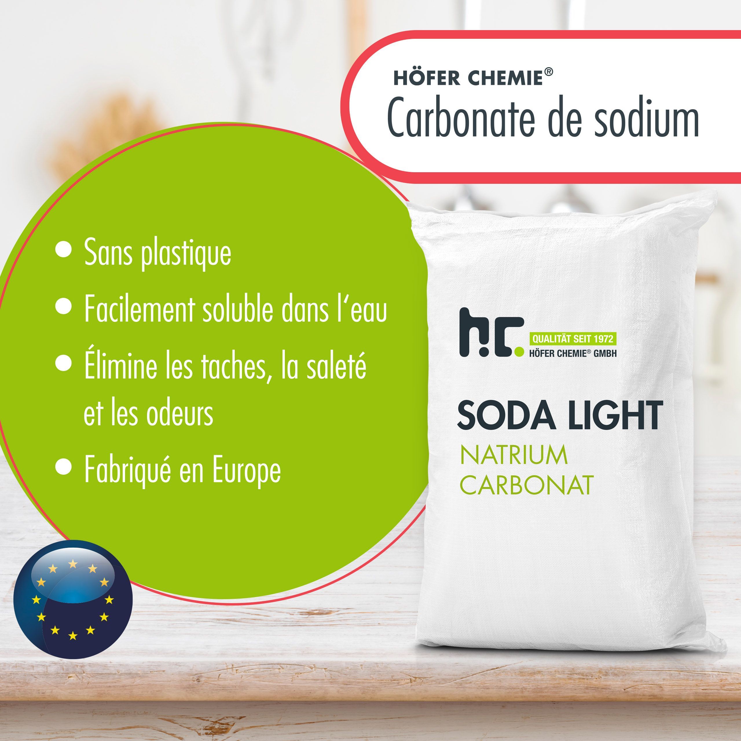 25 kg Natriumcarbonat (Soda) leicht technische Qualität