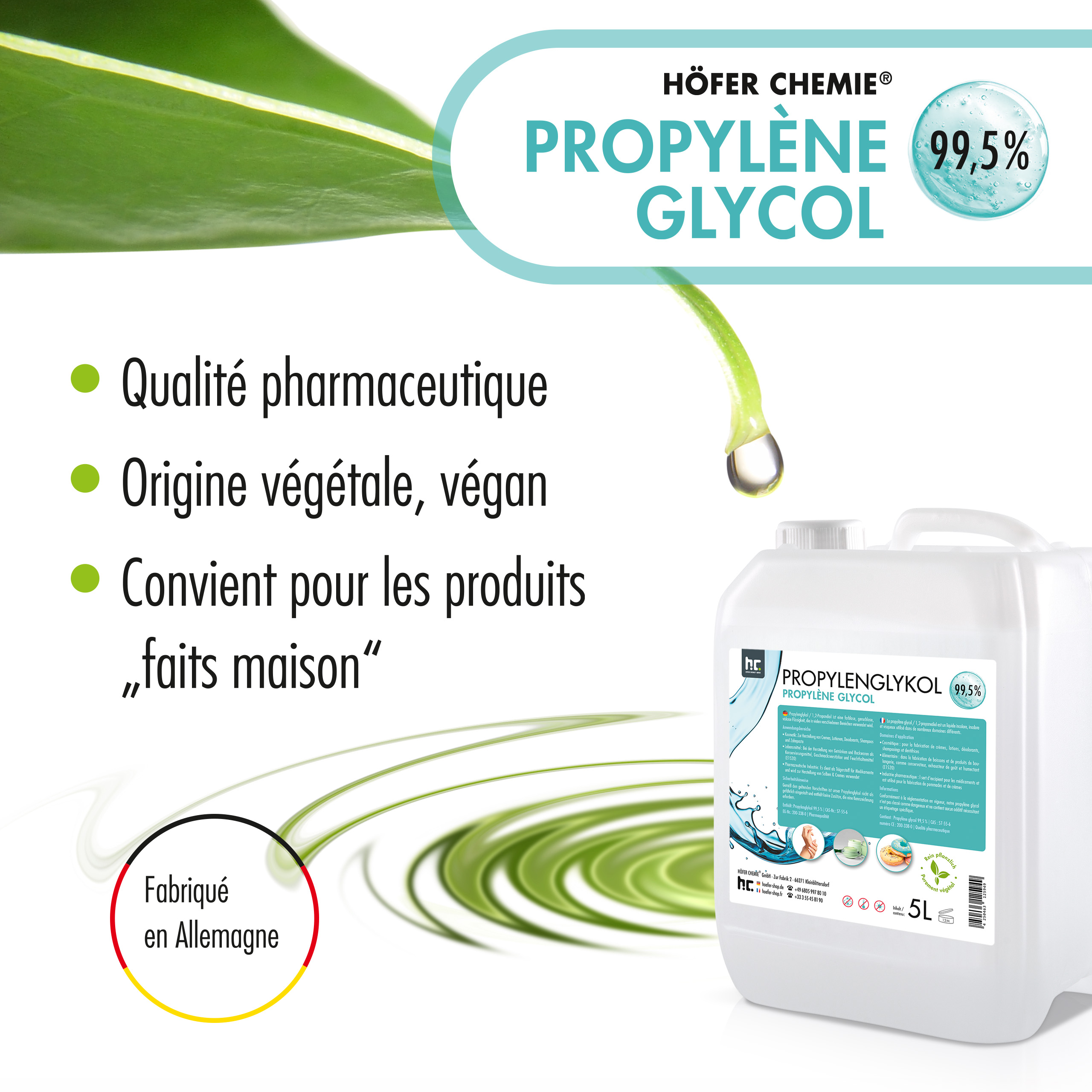 Set 1 L Propylenglykol & 1 L Glycerin