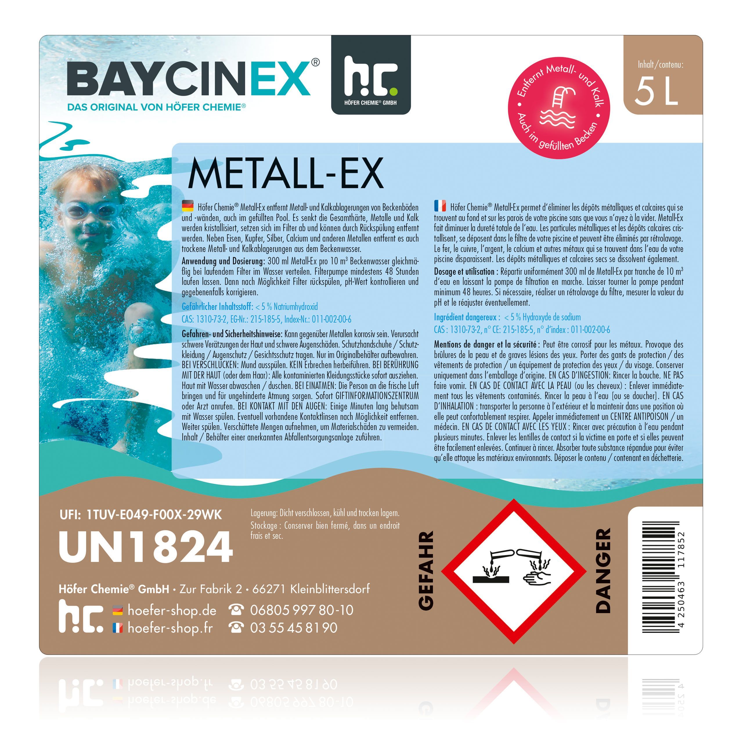 5 L BAYCINEX® Metall-Ex im praktischen Kanister