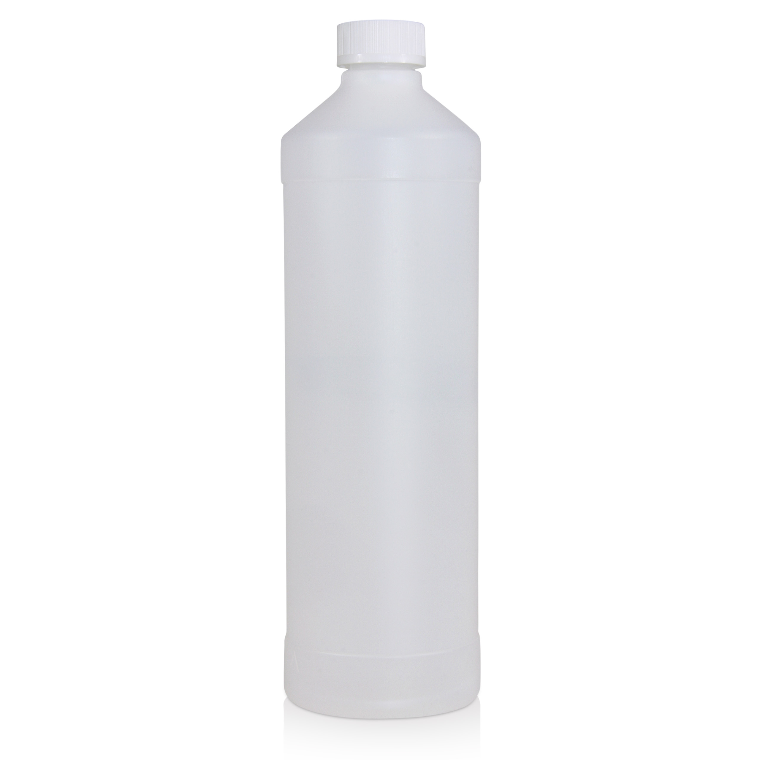 PE Kunststoff 1L Rundflasche natur