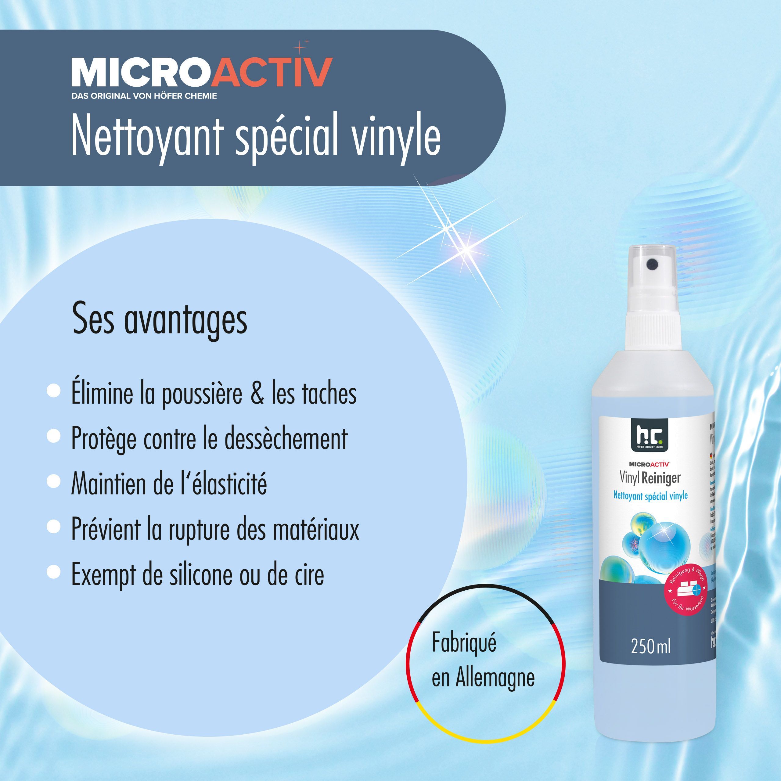 250 ml Microactiv® Vinylreiniger